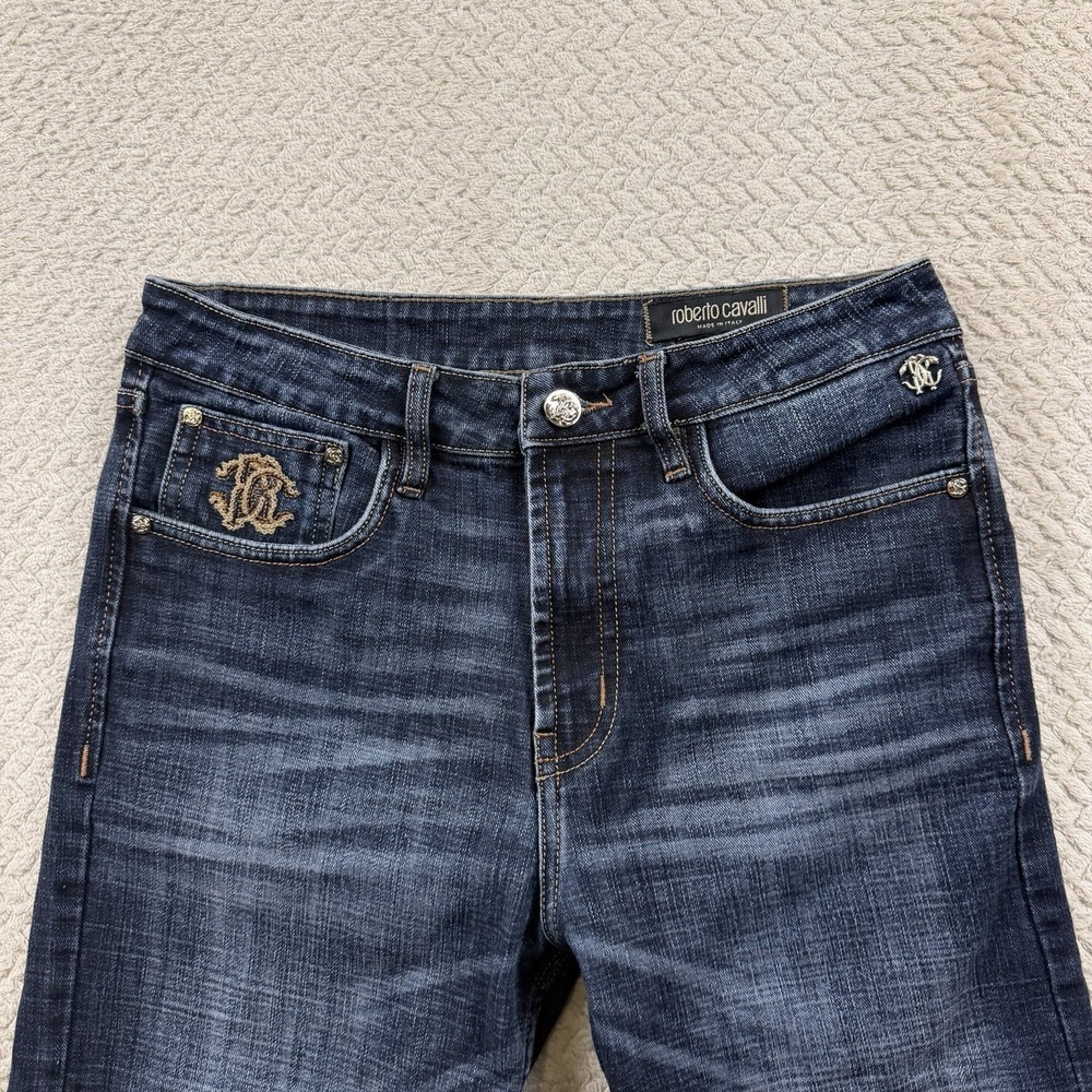 Roberto Cavalli Firenze Jeans Men's 32x24 (hemmed) Luxury denim Made in Italy - Picture 7 of 16